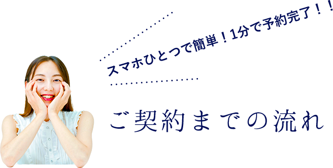 ご契約までの流れ
